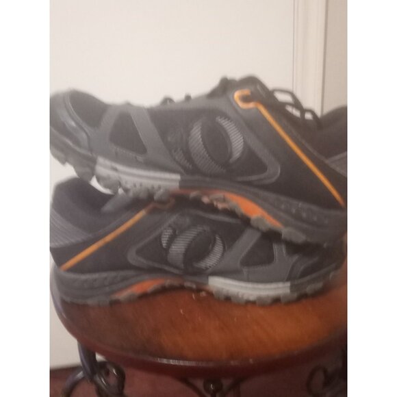 Pearl Izumi Men's X-Alp Seek V Black/Grey/Orange Bike Clip-In Shoes Size 44 (11) - Picture 12 of 16